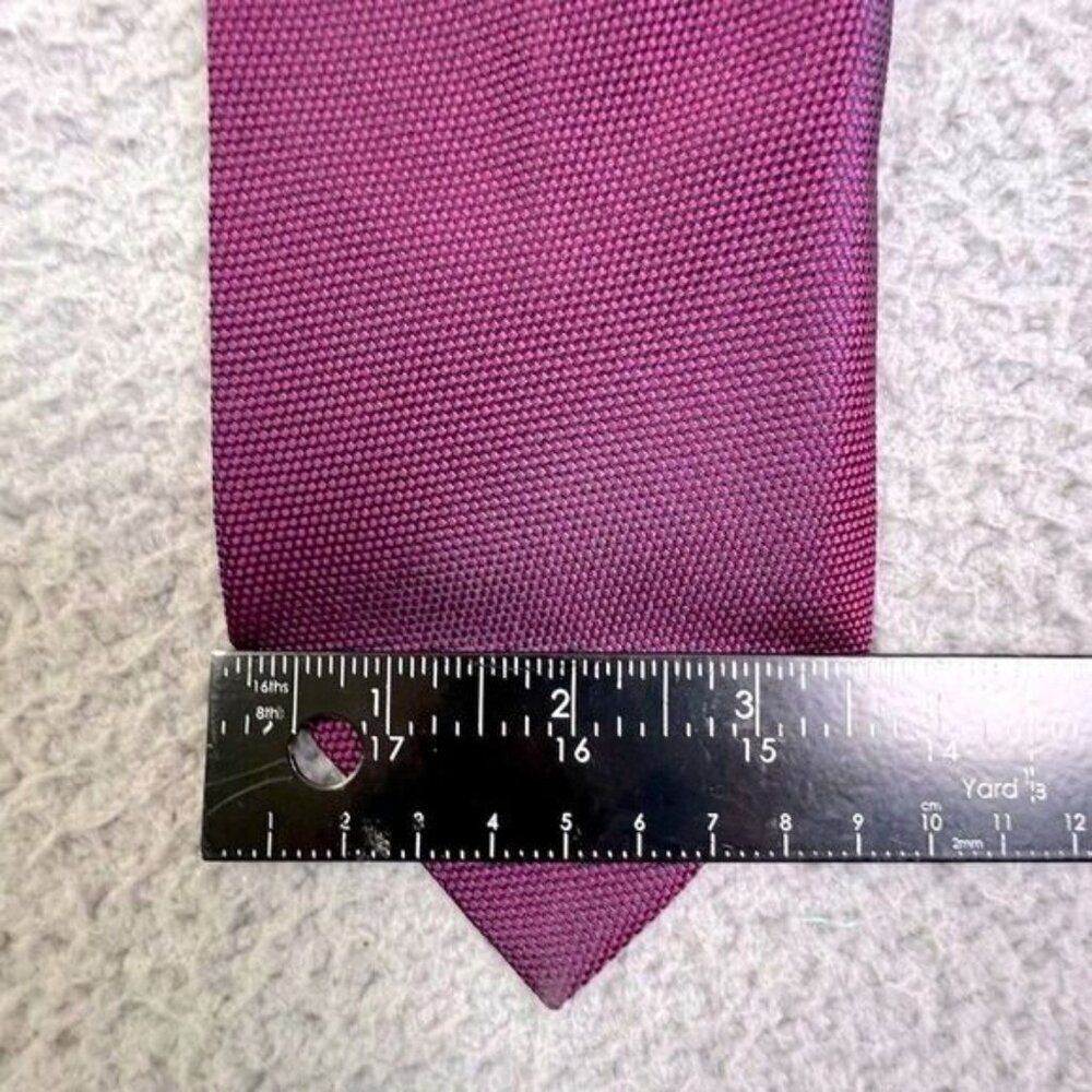 GUCCI MENS SILK TIE WINE COLOR - Picture 4 of 7